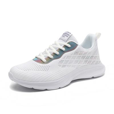 Nuove scarpe sportive casual da donna 2024 con superficie in mesh traspirante, leggere, antiscivolo, con lacci, scarpe da corsa e da passeggio per donna