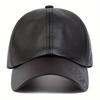 Baseball Leather Vintage Neutral Gender Women  Men For Caps Outdoor Adjustable Spring And Autumn Casual Sunscreen Hat