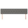 Headboards Dark Grey 180 x 7 x 78 88 cm Fabric