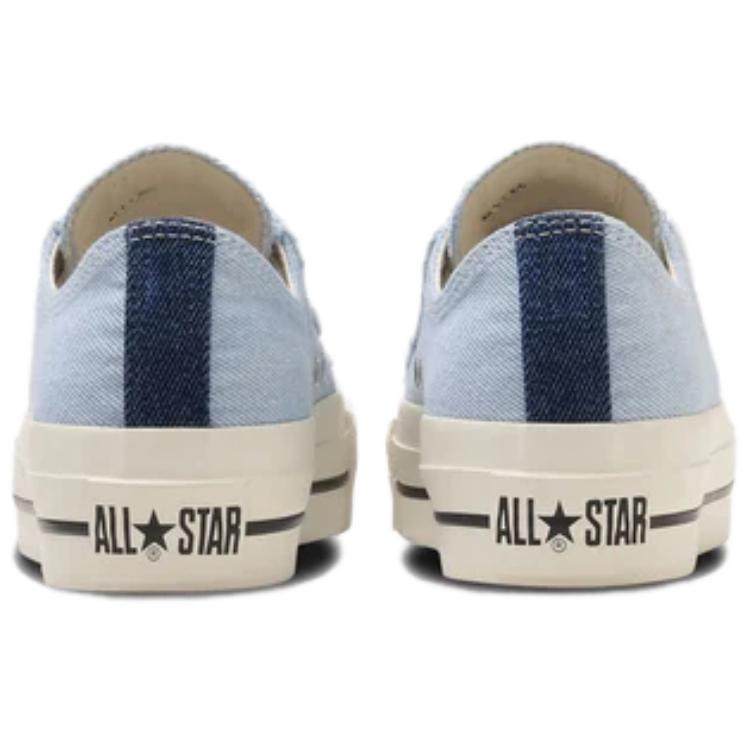 Converse All Star Plts Denim Versatile Daily Low-Top Canvas Shoes Women Sneaker Blue White 31312180