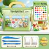 Kaba Bear Lightweight Non-Stick Colored Clay Set for Kids - Includes Safety Knife Tool for DIY Creations
