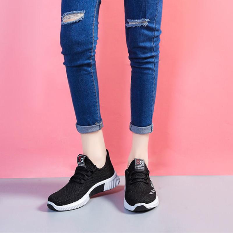 Lehká běžecká obuv Prodyšná obuv Dámská letní látková obuv Síťovaná sportovní obuv pro volný čas