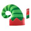 Adult Christmas Hat Striped Hat