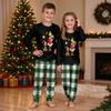 Christmas Print Crewneck Top and Jogger Pants Set Two Piece Holiday Casual Outfit