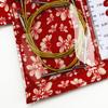 Cotton and Linen Woven Bag Knitting Needles Tool Crochet Hooks Storage Empty Bag Travel Portable Dustproof Organizer