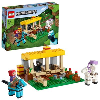 LEGO Minecraft Stable 21171 Toy Blocks Gift Video Game Animals Boys and Girls Ages 8 and Up