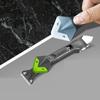 Stainless Steel Head Sealant Finishing Tool Kit Replace Silicone Pads Caulk Remover  Bathroom
