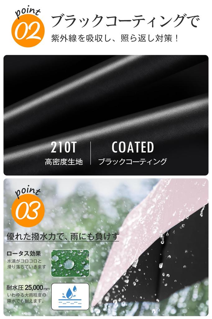 Sun Umbrella with UV Heat Automatic for 2025 Made with Reflective Cooling Material and JIS Folding 6 UV Heatstroke Sun Windproof and Suitable for Sun