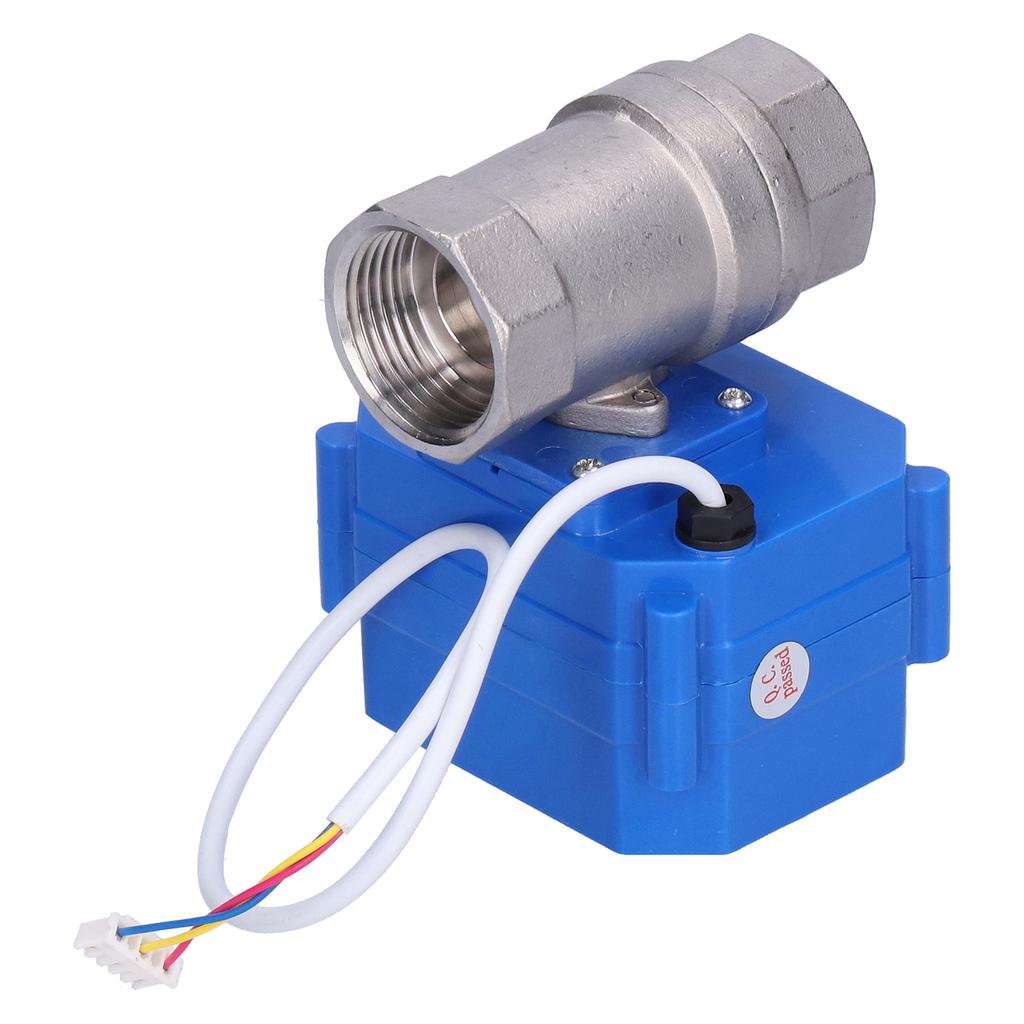 Motorized Ball Valve Stainless Steel Electrical Straight Through 1in CWX60PCR03AC220VDN25