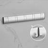 Wall-Mounted Folding Hook for Bathroom, Kitchen, Living Room, Wardrobe - 1 To 6 Row Hooks for Coats, Hats, and Clothes.