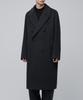Cashmere Blend Oversized Double Coat [Charcoal Grey]