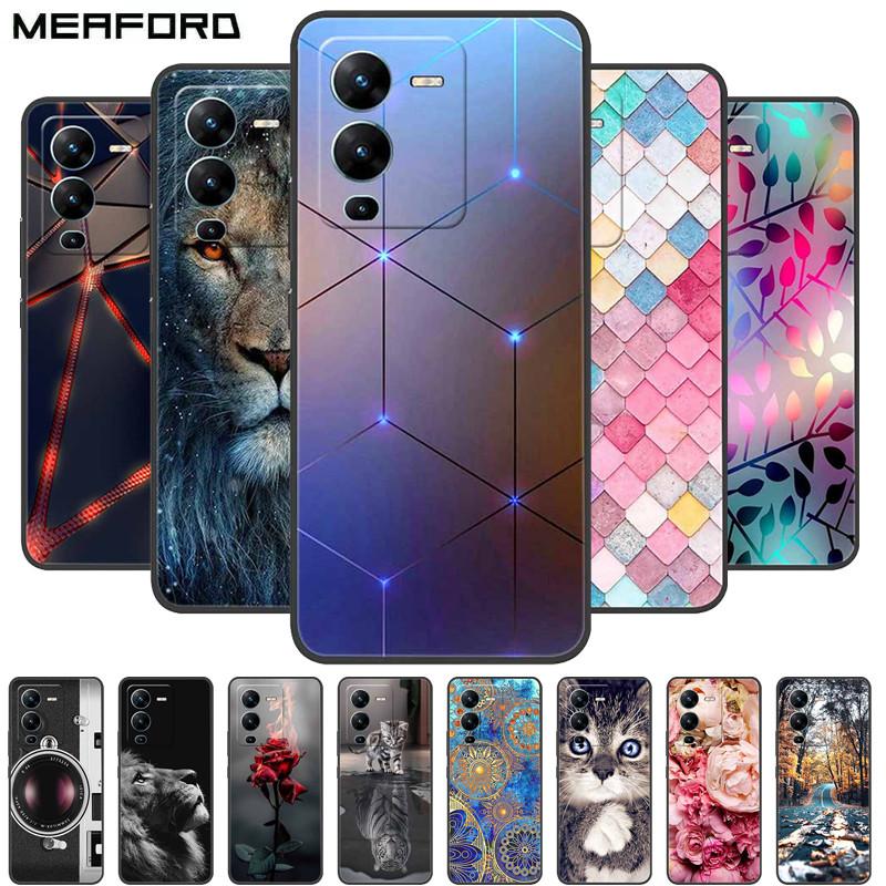 For Vivo V25 Pro Case V2158 Soft Silicone TPU Phone Cover For Vivo V25 Pro 5G Case Shockproof Capa V 25 Pro V25Pro Coque Cool