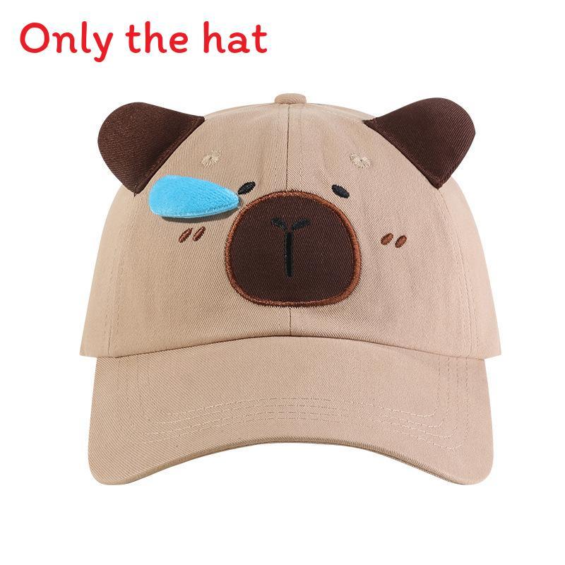 Animal Summer Baseball Cap With 3d Nose Drip Dog Design And Adjustable Fit For Kids And Teens