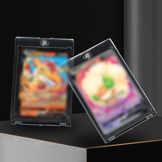 Today Living 4 Piece Set Magnetic Top Loader + Stand Holder Card Sleeve Poca Storage Box UV Blocking Case, Popular Korean Game