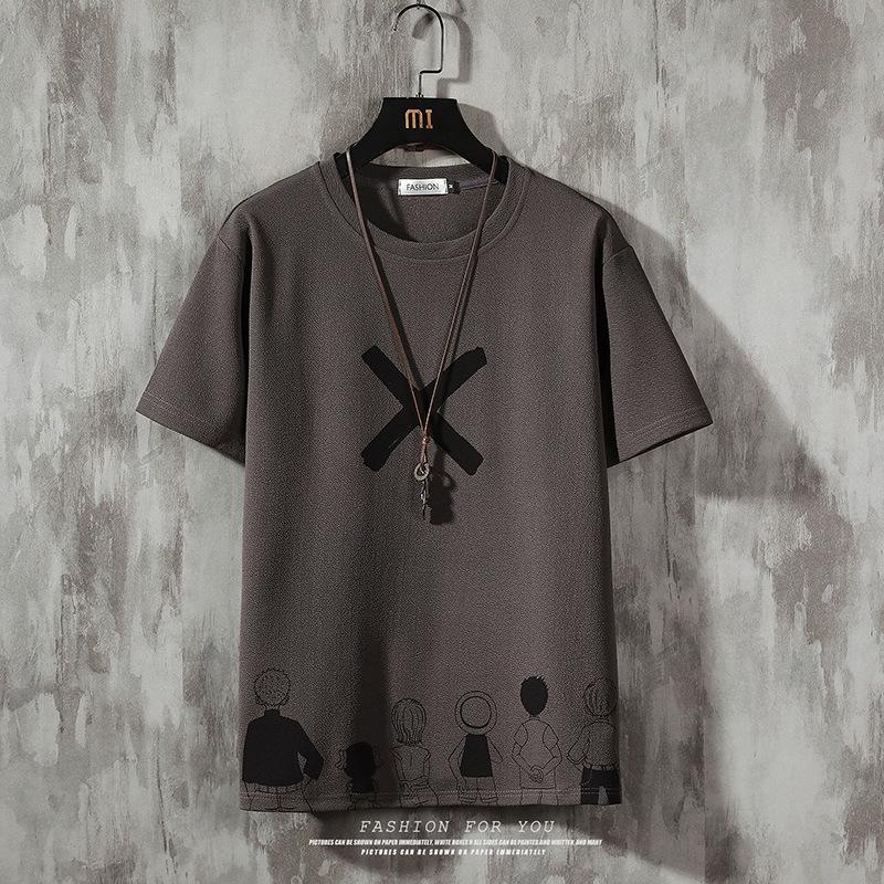 

Шикарные тонкие быстросохнущие футболки, мужская стираная футболка на улице, повседневная одежда 3XL серый