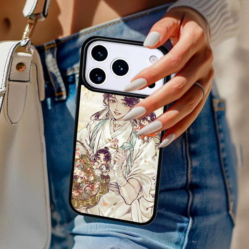 Anime Tian Guan Ci Fu Phone Case For iPhone 17 Air 14 15 13 12 Max Cover For Apple 14 15 16 16e 11 Pro Max Plus Coque