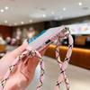 For Samsung Galaxy Z Flip7 FE 5G/Z Flip6 5G Case Gradient Color TPU Phone Cover with Lanyard