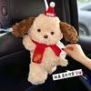 Car Hanging Tissue Dispenser - Cute Doll Design, High-Grade Pull-Out Tissue Box for Girls