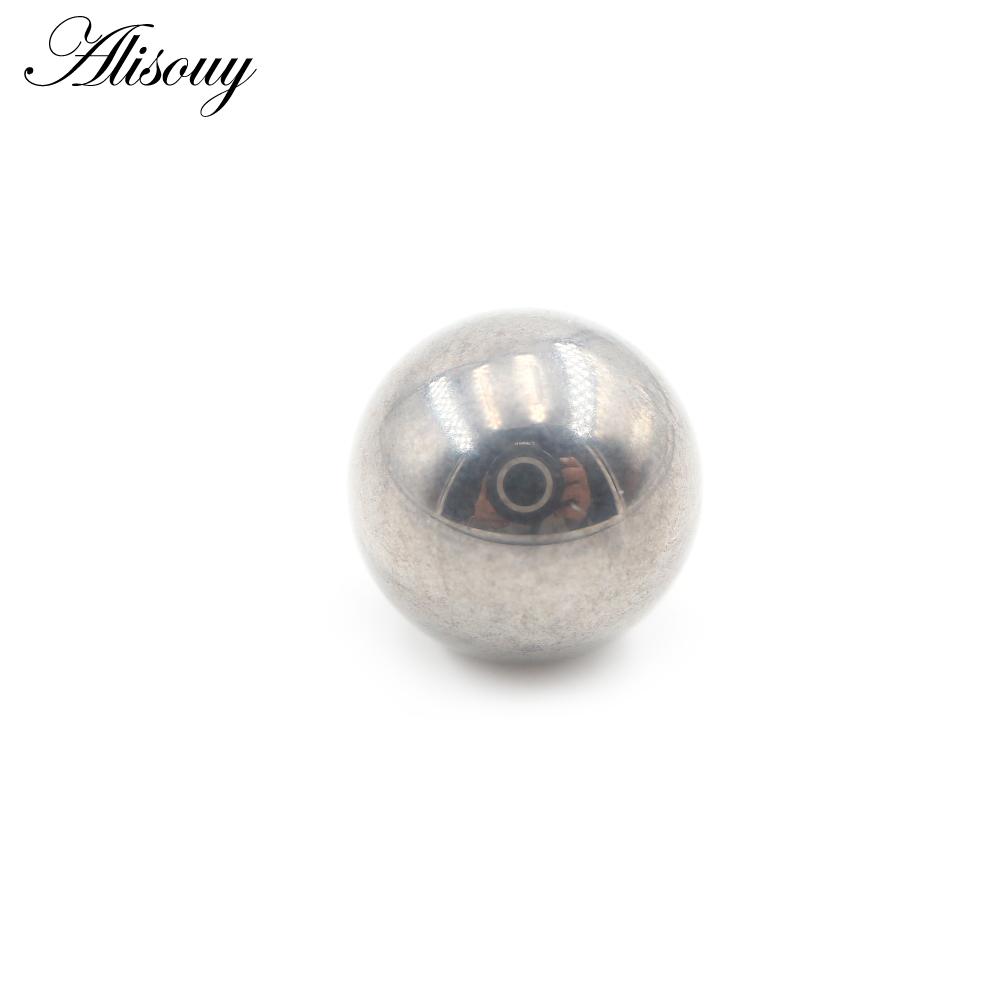 Alisouy 1PC Titanium Internal Thread 14G/16G/20G Replacement Ball Bead Lip Eyebrow Tongue Ear Tragus Belly Body Piercing Jewelry