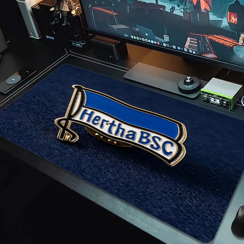 Hertha BSC Large Size Mouse Pad Large Gaming Table Cushion Non-slip Laptop Tablet Big Mousepad XXL Mat Mini PC Playmat With Lock Edge