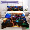 Avengers Iron Man Printed Bedding Set 3Pcs Duvet Cover Set For Kids Bedroom No Sheet No Quilt Core