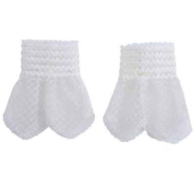 Mode Damen Abnehmbare Manschetten Spitze Floral Mesh Falscher Ärmel Ausgestellte Ärmel Falsche Manschetten Hornmanschetten Handgelenkwärmer