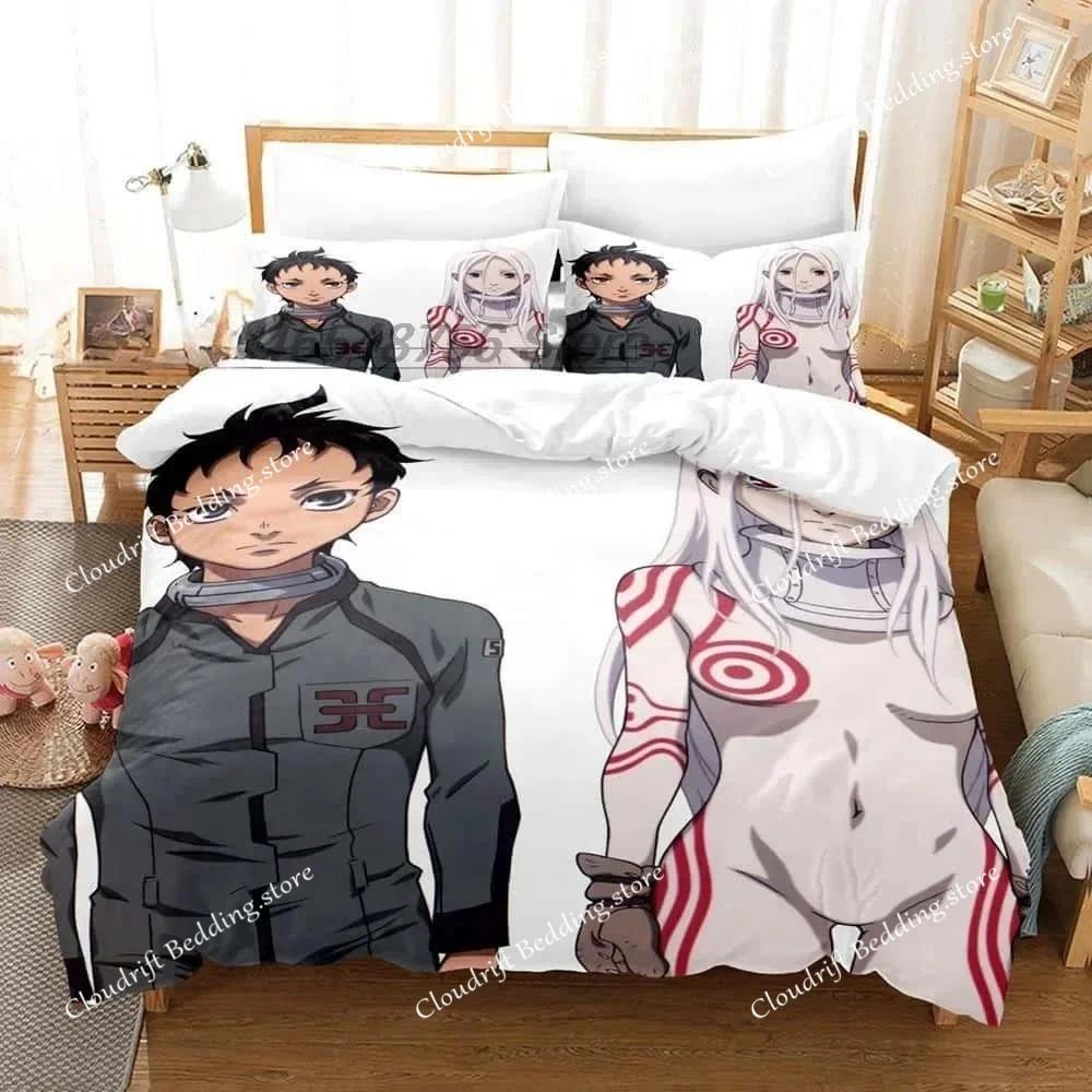 New 3D Printed Anime Deadman Wonderland Bedding Set Single Twin Full Queen King Size Bed Set Adult Kid Bedroom Duvet Cover Sets