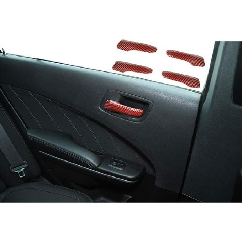 

For 2011- Dodge Charger Inner Door Handles Cover Trim Interior Accessories