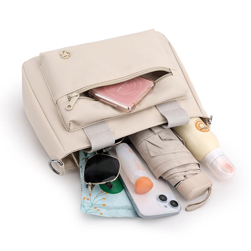 Women's Handbag Large Capacity Mother Bag Lightweight Nylon Shoulder Crossbody Bag