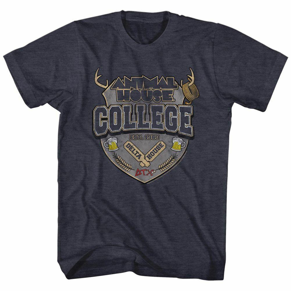 Animal House College Crest Navy Adult T-Shirt XXL