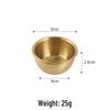 Stainless Steel European-Korean Style Sauce Bowl for Dipping, French Fries, Ketchup, and Salad Dressing.