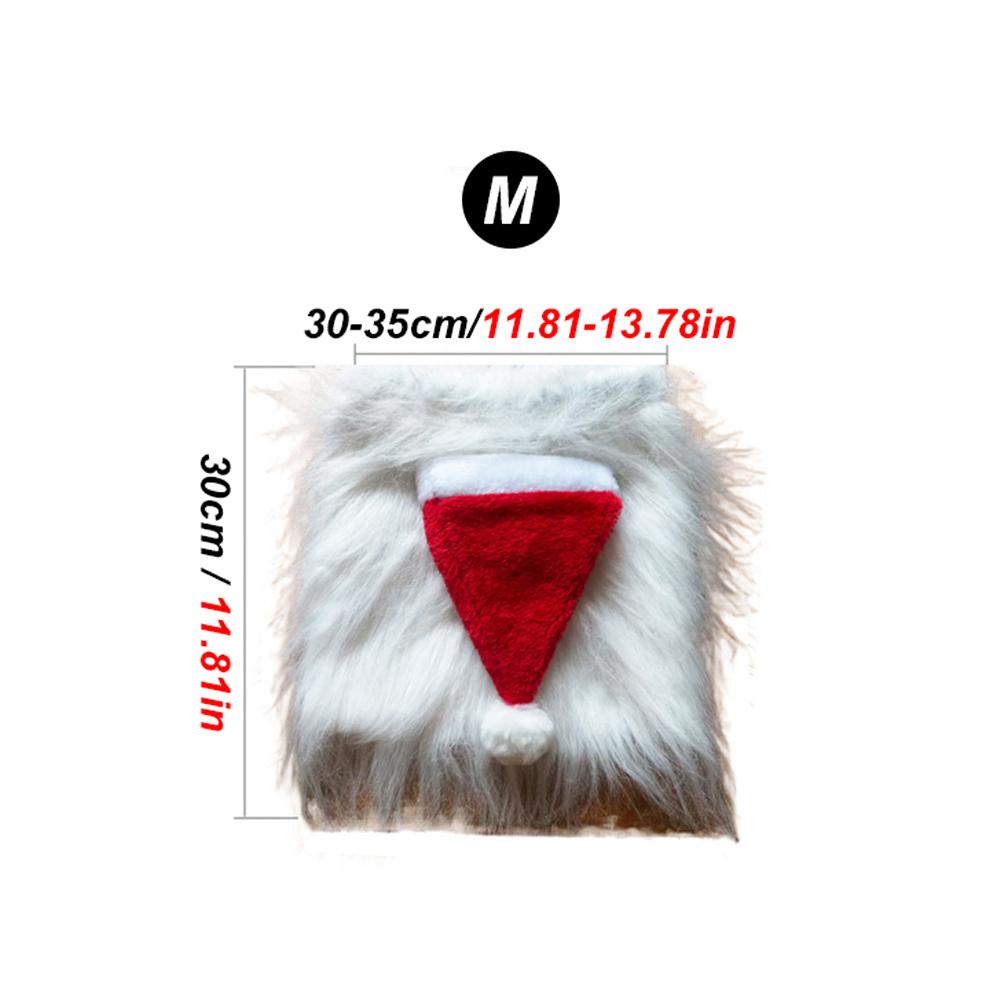 1PC Cute Christmas Dog Hat with Lion's Mane Cosplay Santa Claus Costumes Realistic Lion Wig for Pet Dog with Ear Pet Accessories