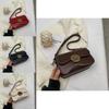 Small Retro Fashion Shoulder Bag Urban Minimalist Style Pu Material Crossbody Bag
