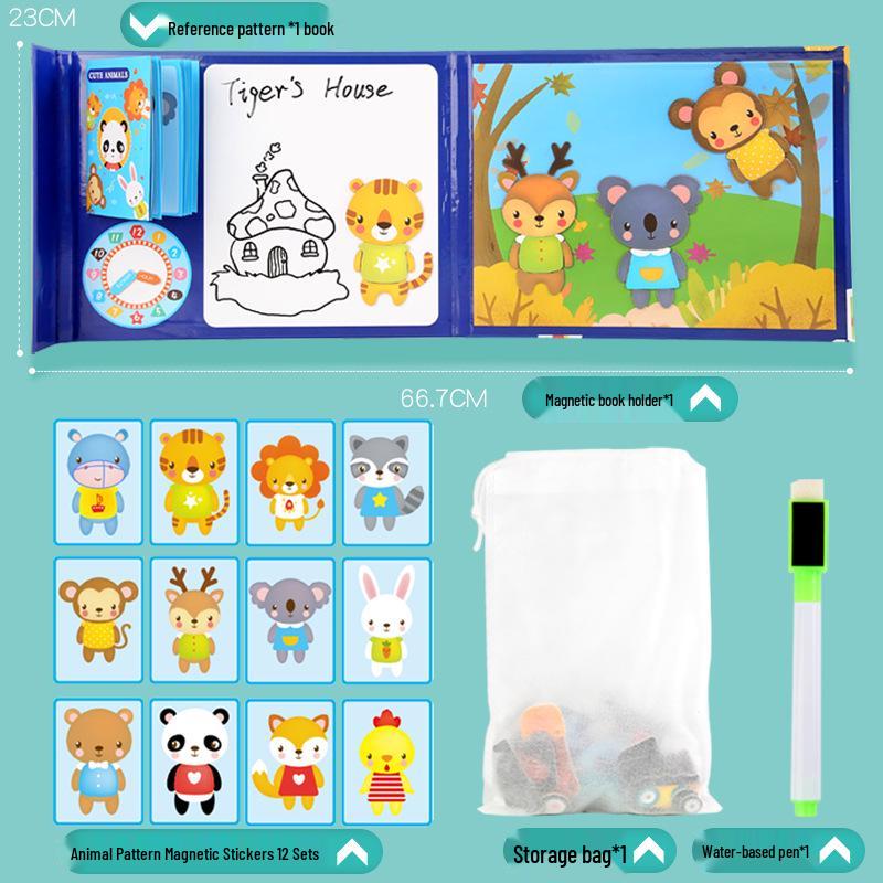 

3D Wooden Cartoon Animal Jigsaw Puzzle for Early Childhood Education