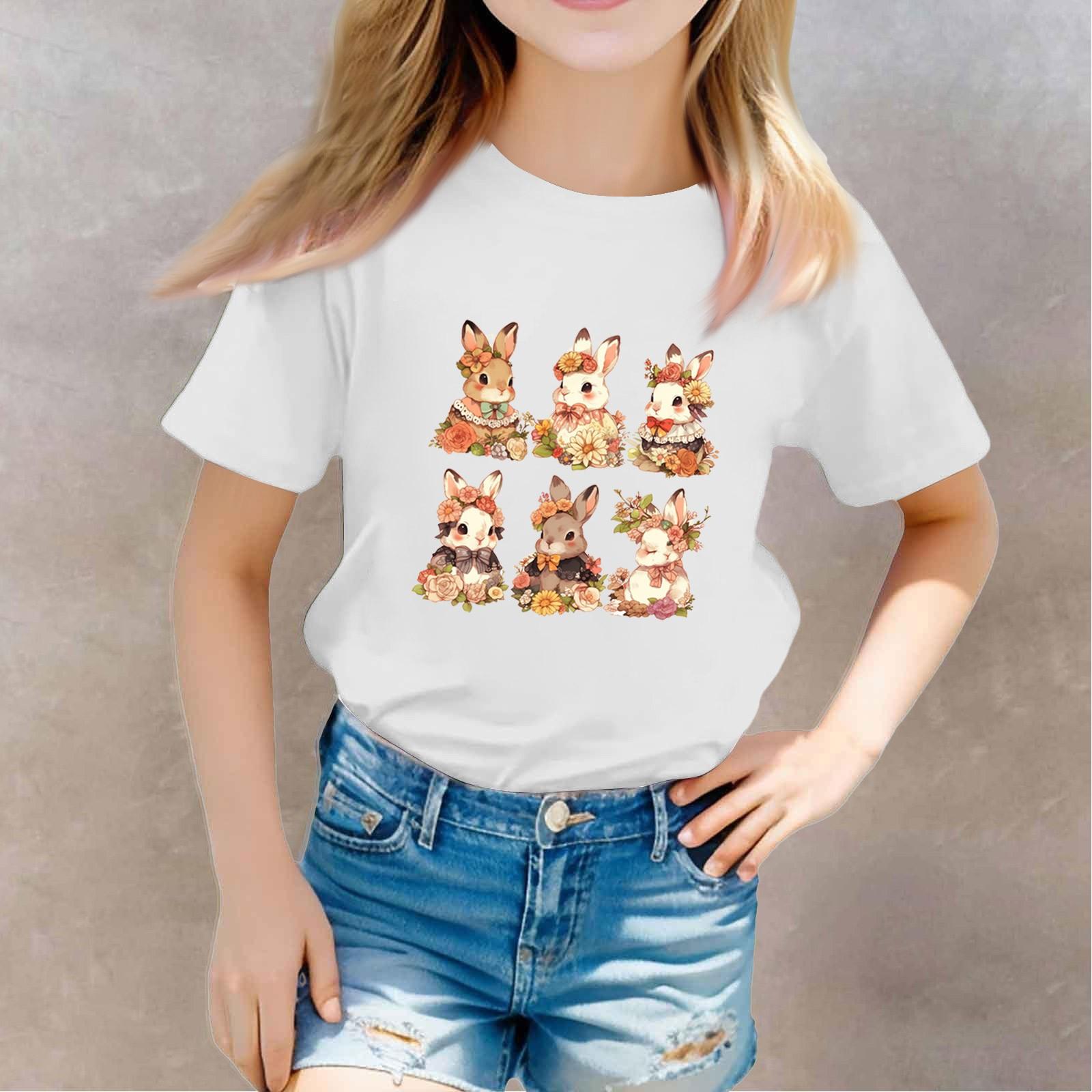 

Футболки для малышей, девочек и мальчиков, детские футболки с короткими рукавами и принтом для мальчиков и девочек 150 белый