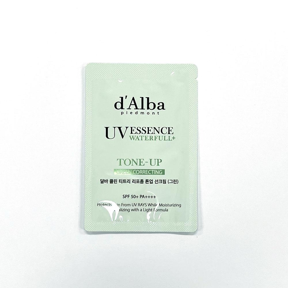 [d'Alba] [5pcs] White Truffle Tone Up Green Correcting Suncream Sachet / Sample Pack / Trial Pack