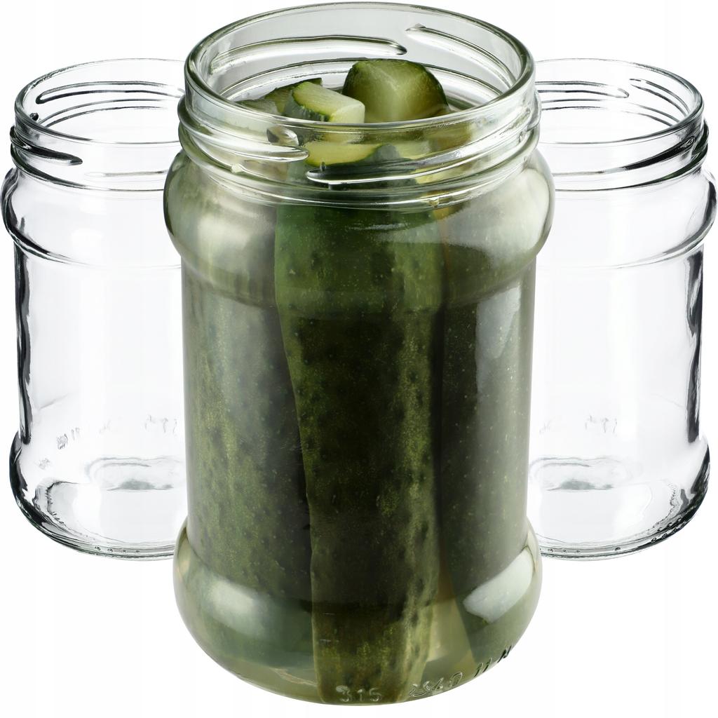 KADAX 10x Jars For Preserves 315ml Jar Glass Jar Jam Honey Juices Wecks