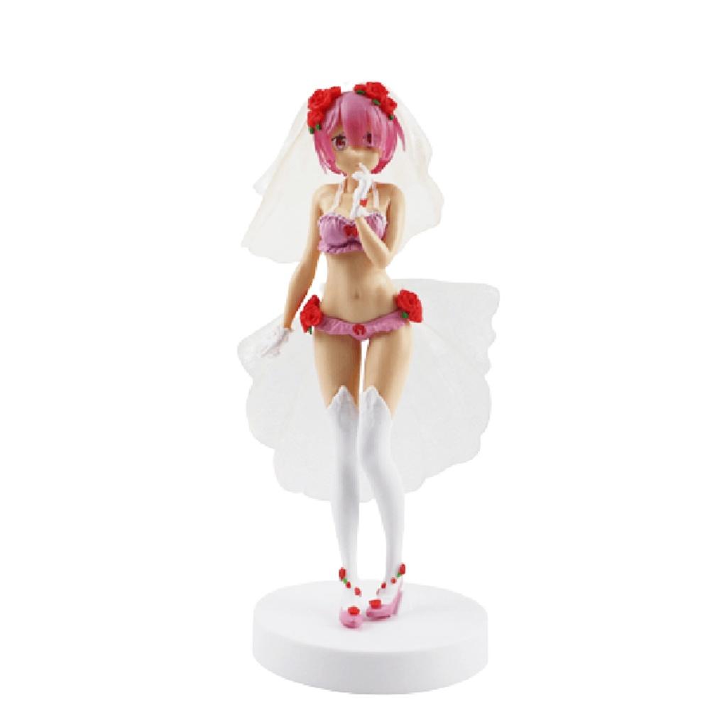 Trendy Rem Ram Handheld Anime Collectible Model Pvc Toy For Fans