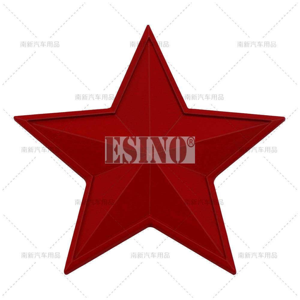 1pc Car Styling 3D Five-pointed Star Decorative Metal Alloy Adhesive Emblem Trunk Badge Fender Sticker Body Decal Car Accessory