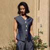 Navigare Women's Slim V-Neck Vest