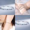 Ocean Blue Geometric Bracelet Women Jewelry Copper Decoration Gifts Fashion