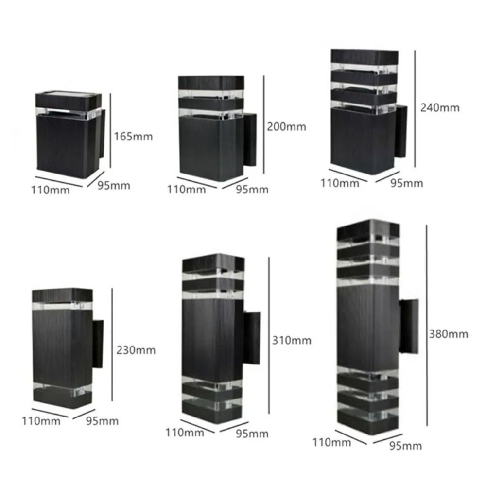 Waterproof LED Wall Lamp IP65 Garden Light Simple Facade Lighting Lamp  Sconce