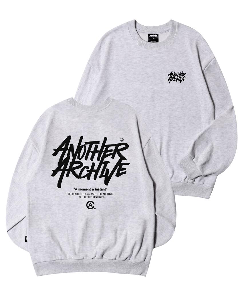 ANOTHER ARCHIVE Fb Graffiti Oversized Sweatshirt_Black