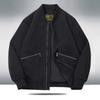 Spring and Autumn New Men's Washed Casual Jacket Loose Plus Size Fashion Washed Collar Flying Jacket