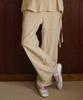 LOSSYROW Rope-Wide Cotton Pants Beige