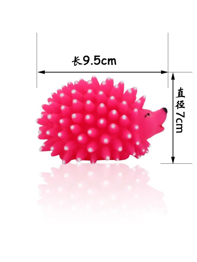 Realistic Hedgehog Soft Squeaky Pet Dog Ball Toys For Small Dogs Rubber Chew Puppy Toy Dog Stuff Dogs Toys Pets Training Dental