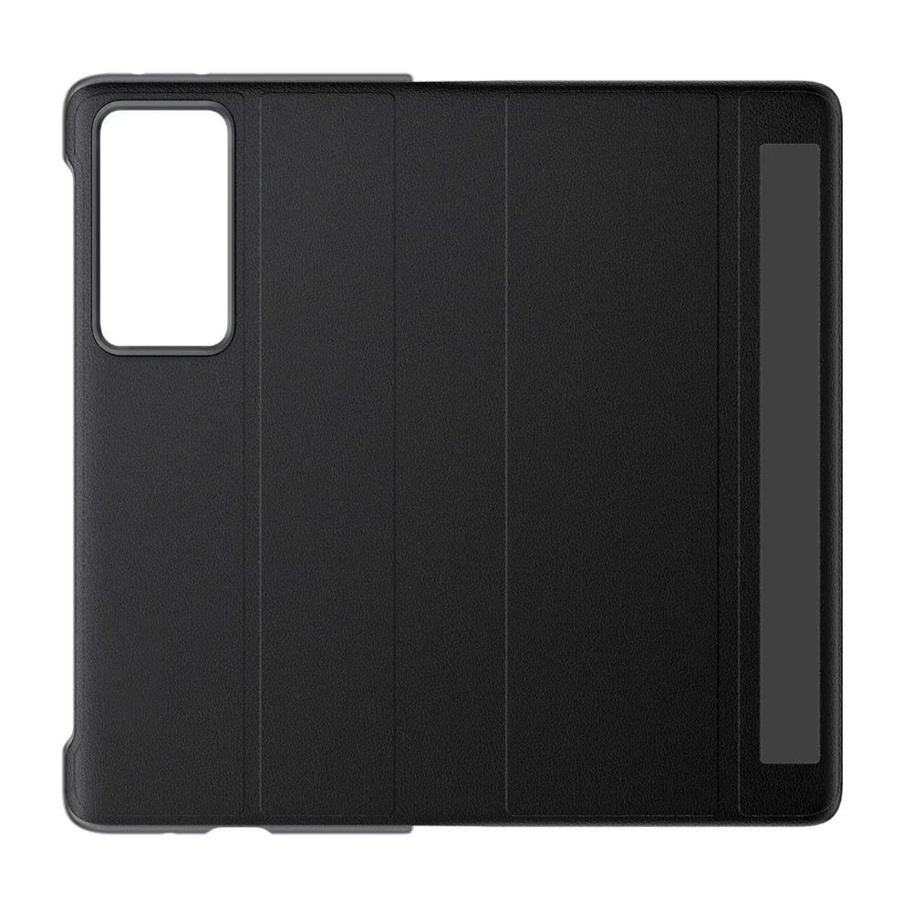 Funda tipo libro de cuero genuino para Honor Magic V5 Magic V3 V2 Magic Vs 3 Espejo Smart Touch View Despertar Dormir Protección Soporte Funda
