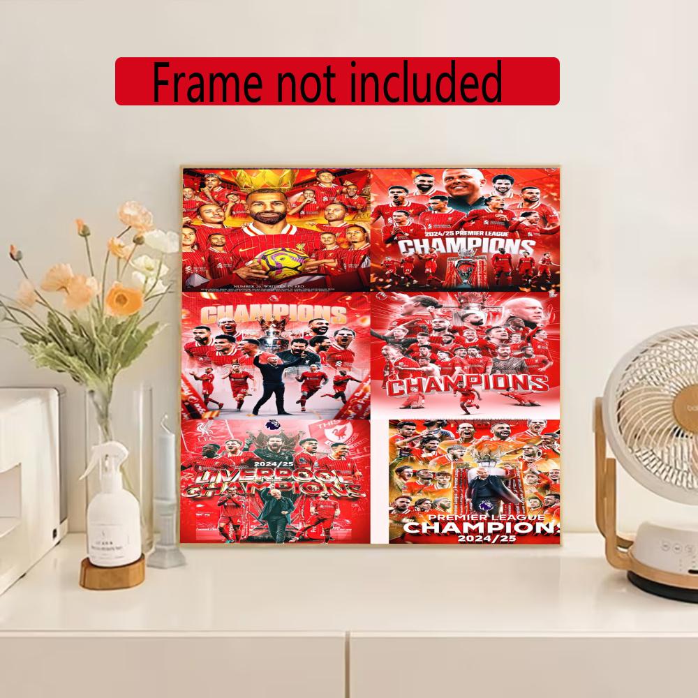 Liverpool 5D Diy Diamond Painting Round Diamond Mosaic Suitable For Beginners Diamond Painting Rhinestones Gift Frameless
