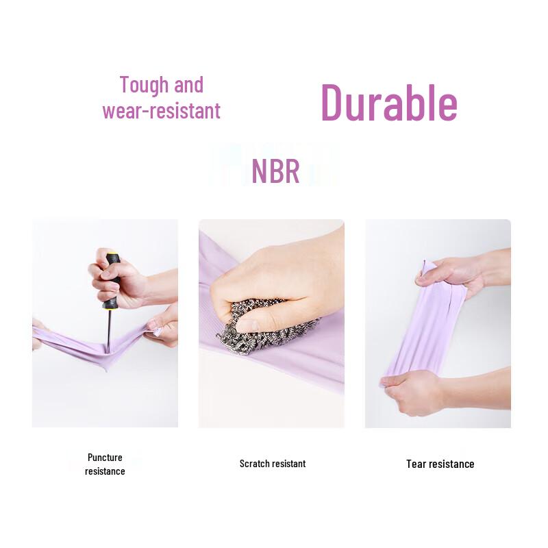 Miaojie Odorless Durable Rubber Gloves