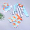 Boys' Cartoon Separate Swimsuit Set